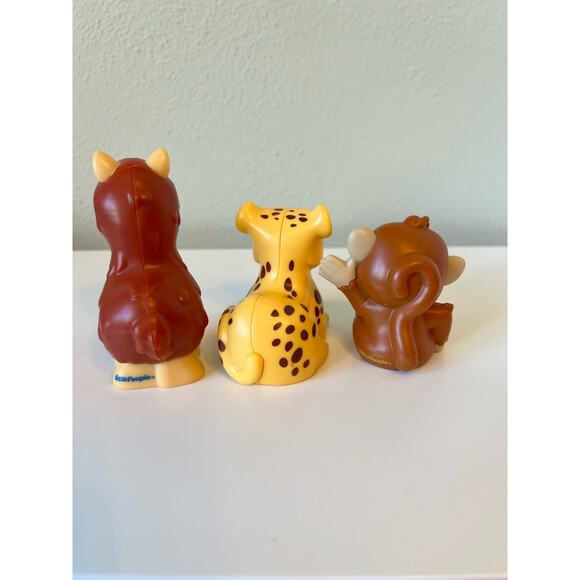Fisher-Price Little People Lama Monkey Giraffe Zoo Animal Figure 2018 Lot - Picture 2 of 3
